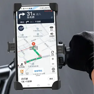 motorcycle bicycle moto bike phone navigation holder support handlebar rearview mirror mount clip bracket for mobile cellphone free global shipping