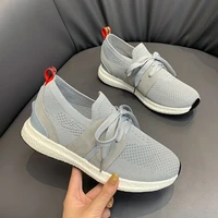 spring and autumn womens vulcanized shoes comfortable mesh breathable casual shoes lightweight non slip womens sports shoes
