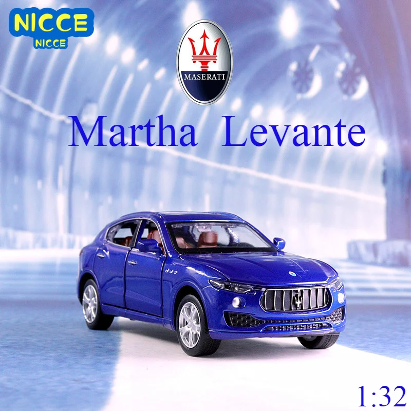 

Nicce 1:32 Martha Levante Models of Cars Metal Toy Car Model Car Sound and Light Pull Back Alloy Car Model Kids Toys for Gift