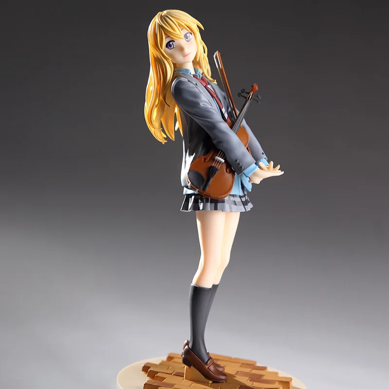 Аниме ваша лежа в апреле kaori miyazono мультфильм кукла экшн фигурка игрушка ПВХ 20 см