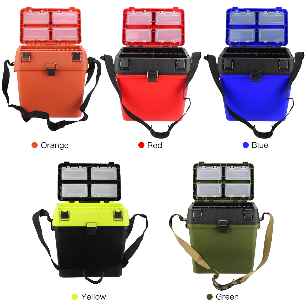 

Многофункциональная коробка для рыбалки портативное ведро для рыбалки большой громкий ящик для рыболовной приманки Чехол для рыболовного ...