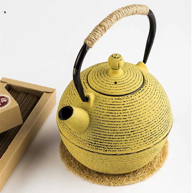 680ML Japanese Iron Tea Pot Tetsubin Style TeaPot Kettle with Filter Cast Teapot Tea Boiling Water Kung Fu Oolong Tea Set