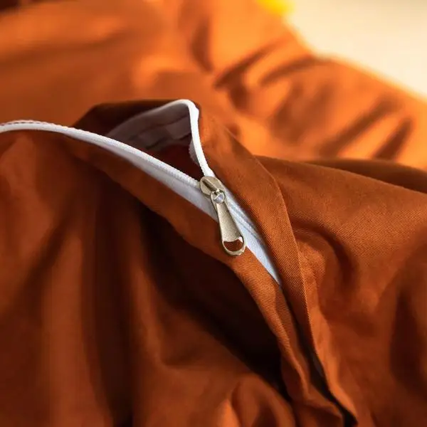 Высокое качество пододеяльник чистый цвет Хлопковое одеяло чехол для спальни King