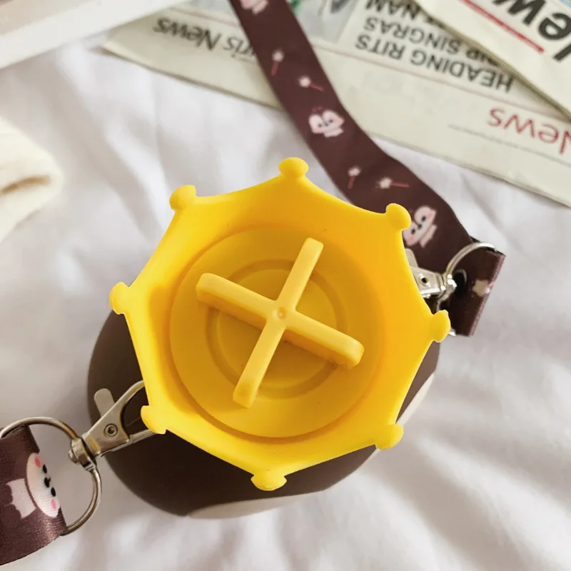 Милая мультяшная аниме мягкая силиконовая сумка для горячей воды Портативная