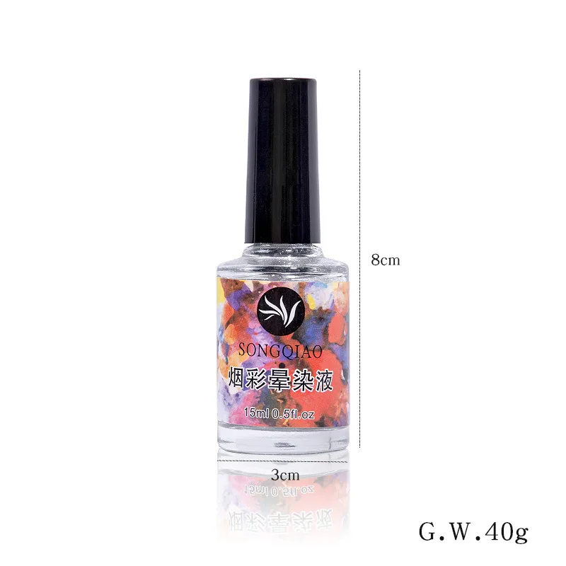 

15ml Watercolor Ink Polish Blooming Nail Gel Smoke Effect Magic Smudge Bubble DIY Varnish Manicure Decoration Gel Polish