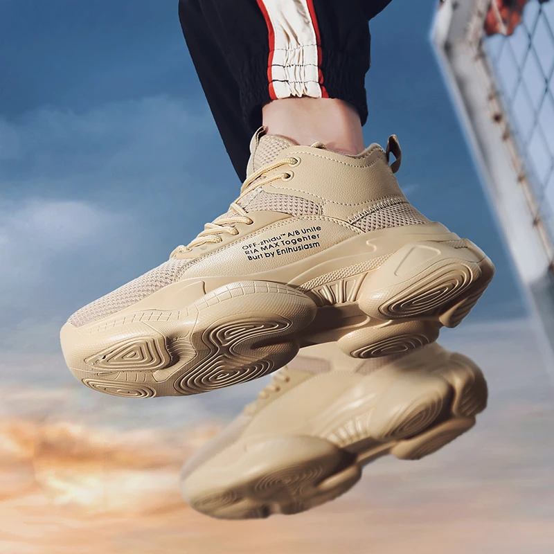 Мужская обувь большие размеры 47-48 белые спортивные кроссовки из сетчатого