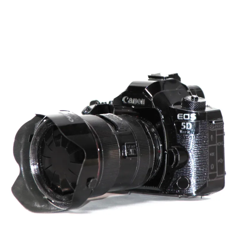 3D металлические Пазлы для взрослых детская камера из нержавеющей стали лазерная