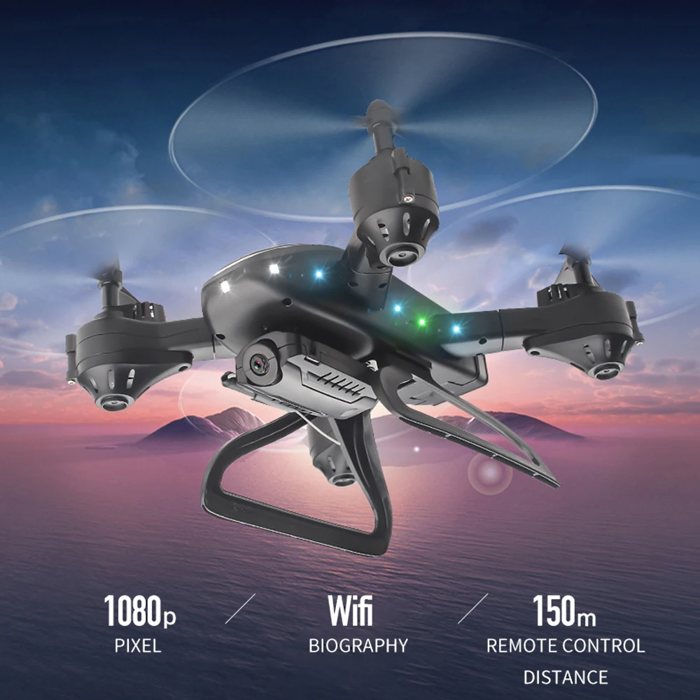 KY909 RC WiFi Дрон с 4K широкоугольной WiFi HD камерой оптический поток RC складной мини Квадрокоптер Вертолет VS LF606 E58 M69 F11