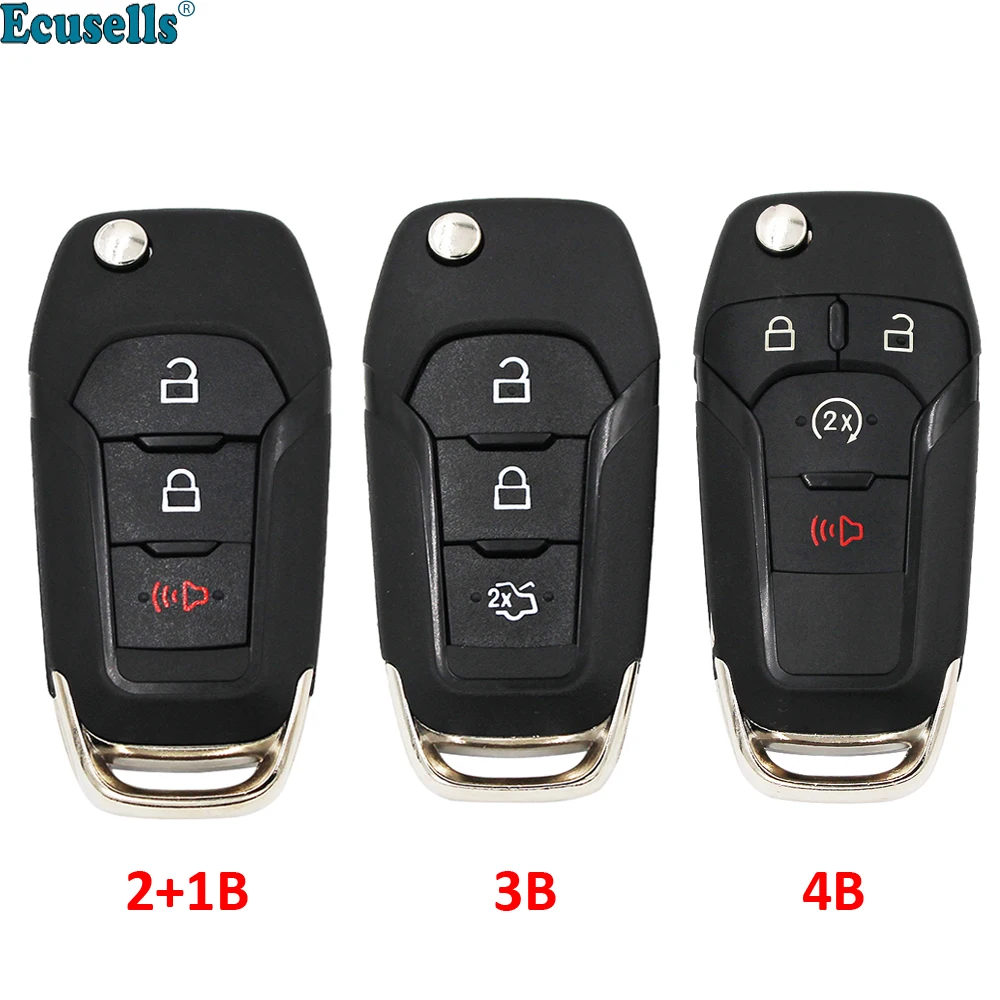 3/4 кнопочный складной откидной пульт дистанционного управления автомобильный