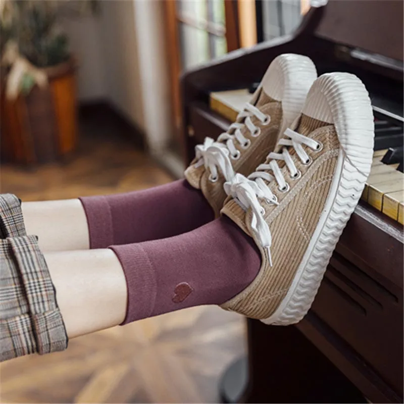 В стиле Харадзюку японский цвета: золотистый серебристый шелковые носки с