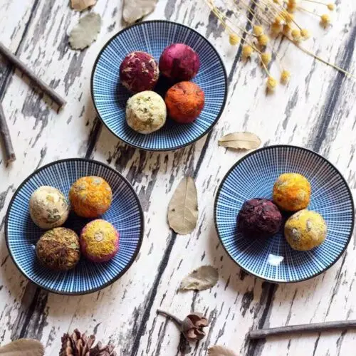 

10 видов китайских цветущих шариков ручной работы, шарики с цветущими бутонами 500 г (полные бутоны)