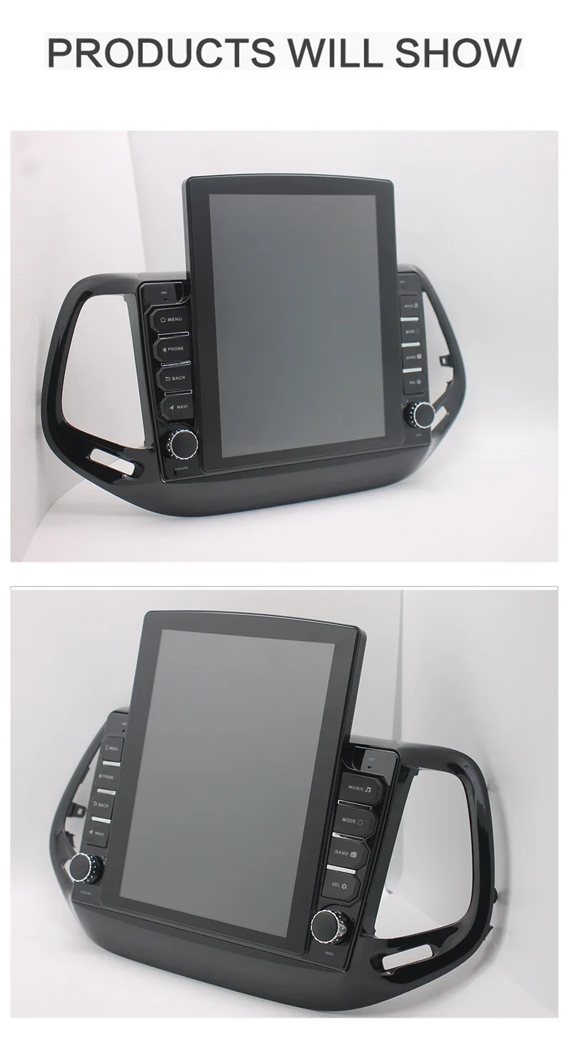 Автомобильный GPS-навигатор в стиле Tesla на Android для JEEP COMPASS 2016 автомобильное радио