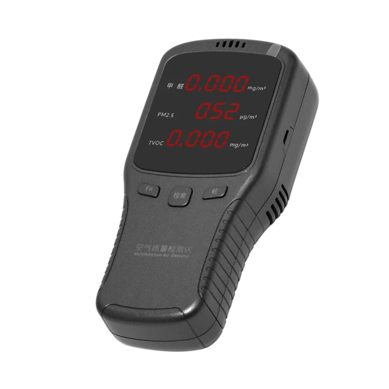 

Multifunctional Gas Analyzer Air Quality HCHO TVOC PM1.0 PM2.5 PM10 Monitor for Household Car Digital Formaldehyde Detector