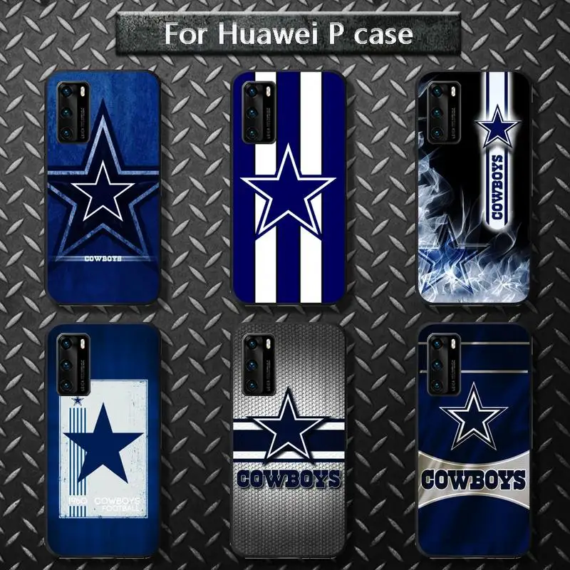 

Dallas Cowboys Pentagram Phone Cases for huawei P40 pro lite P8 P9 P10 P20 P30 psmart 2019 2017 2018