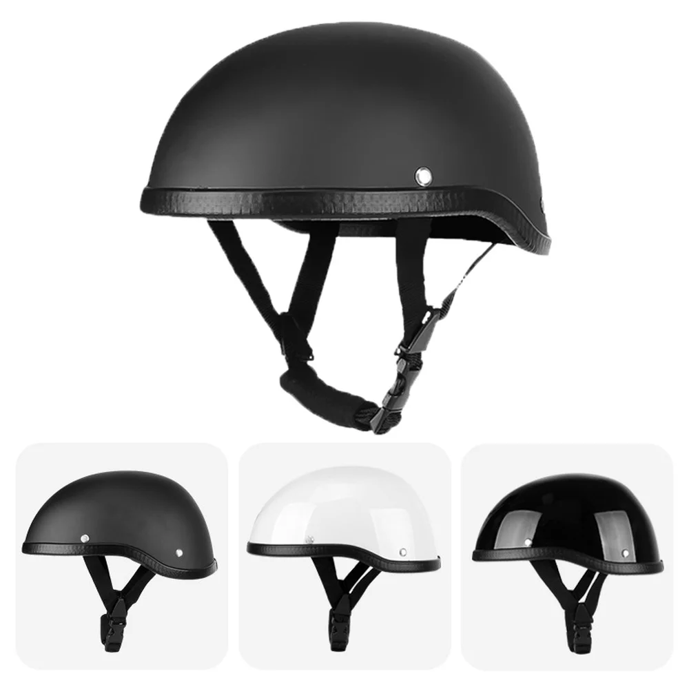 Винтажный мотоциклетный шлем на половину лица винтажный в стиле ретро немецкий