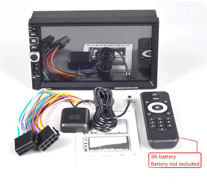 Автомобильное радио 7 дюймов 2 Din автомобильное FM-Мультимедиа зеркало задней