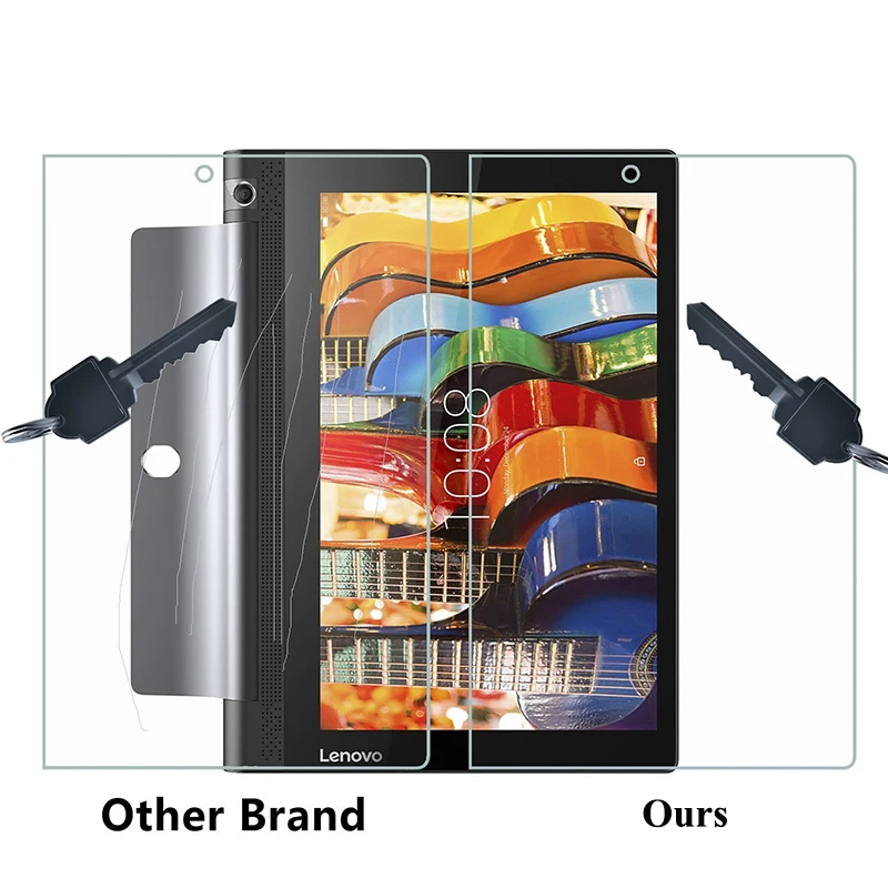 

PANSOPHY 9H Screen Protector 10.1" For Lenovo Yoga Tab 3 10.1 Tempered Glass For Lenovo Yoga Tab3 X50L X50F 10.1 Protective Film
