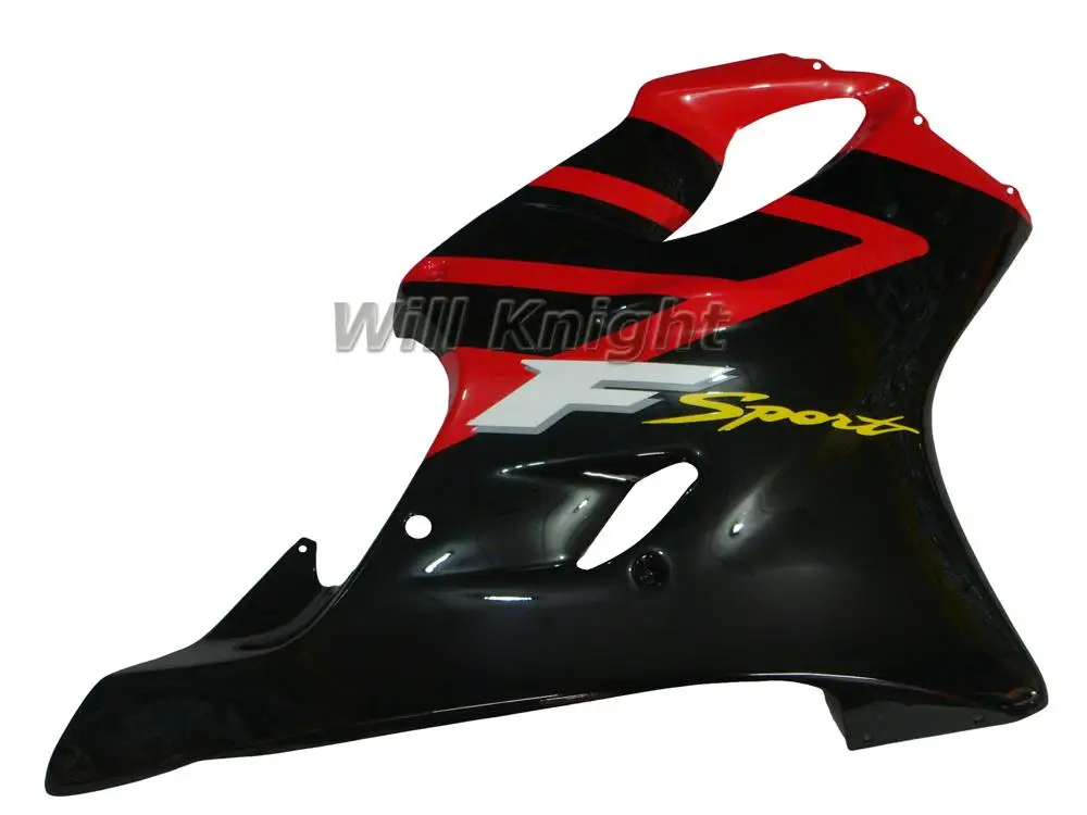 Черный красный кузов впрыска комплекты мотоциклетных обтекателей для Honda CBR600 F4I