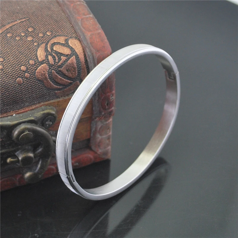 

Luxury Designs 6mm Stainless Steel Bracelets Bangle For Women High Quality Jewelry Mens Accessories Puceiras Femininas