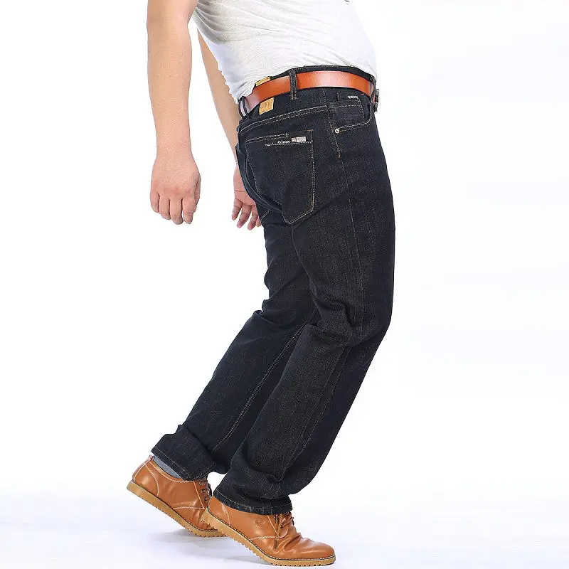 2019 Большие размеры повседневные новые мужские джинсовые брендовые Свободные