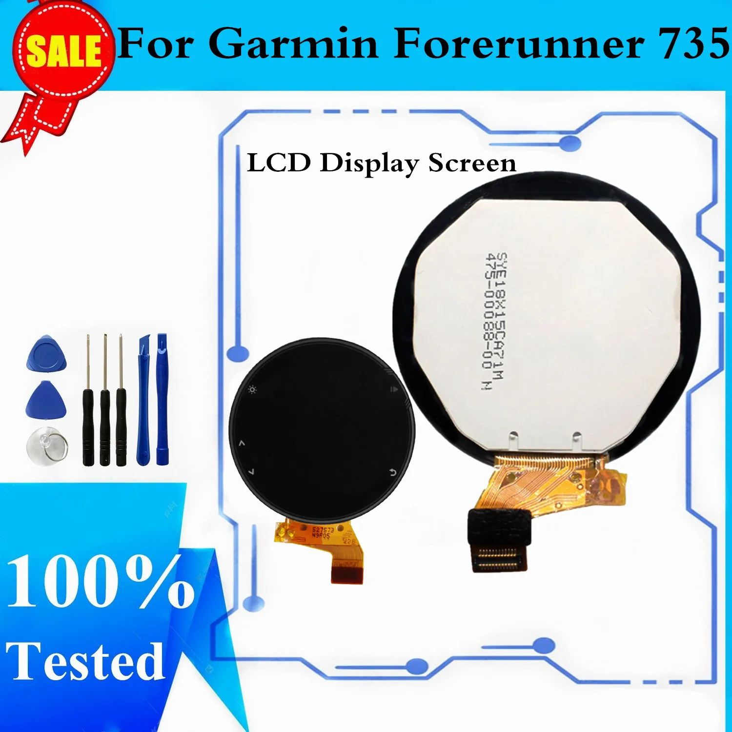 

For Garmin Forerunner 735 LCD Screen For 735xt Display Repair Replacement Parts