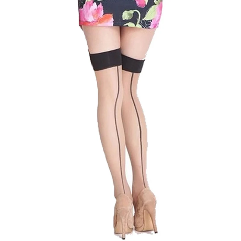 Хит продаж пикантные чулки в стиле пэчворк для женщин нижнее белье прозрачные