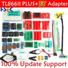Программатор TL866II Plus Универсальный Minipro Bios + 37 элементов с адаптерами NAND TL866 PIC Bios Высокоскоростной USB-программатор