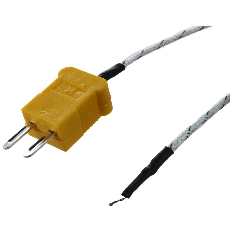 

2 Pcs -50-204C Fork Terminal K Type Thermocouple Probe Temperature Sensor