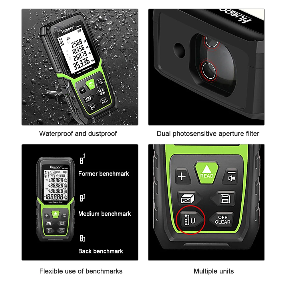 Лазерный измеритель расстояния электронный лазерный цифровой ленточный
