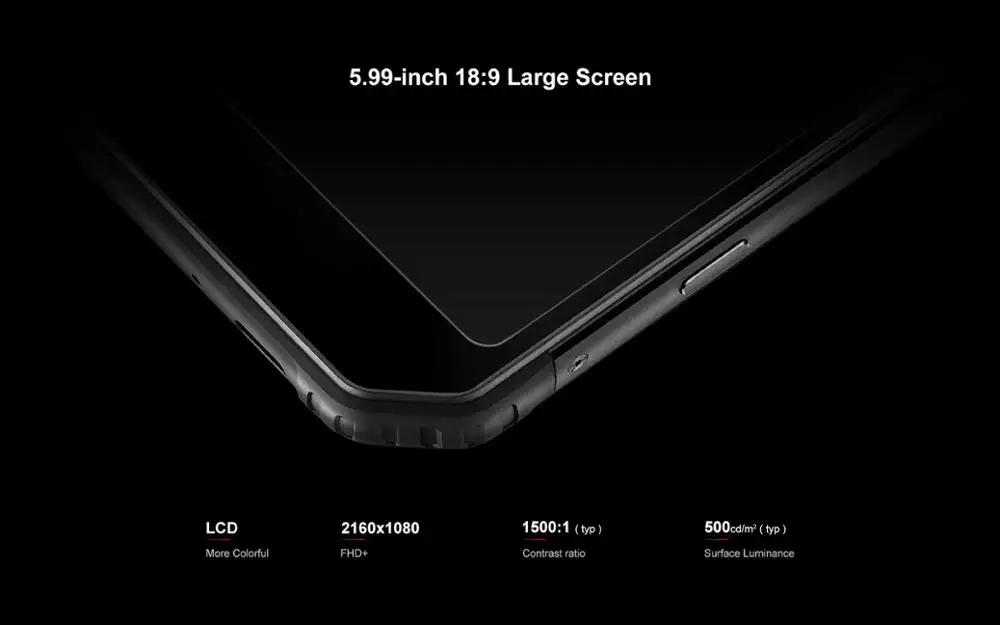 AGM A9 IP68 водонепроницаемый прочный телефон 5,9" HD 18:9 4 Гб ОЗУ 32 Гб ПЗУ SDM450 Восьмиядерный 5400 мАч отпечаток пальца тип-c NFC