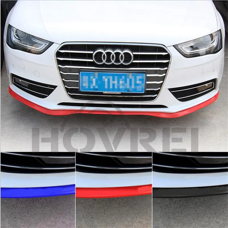 Универсальный 2 5 метров Авто Передний Задний бампер резиновый протектор спойлер