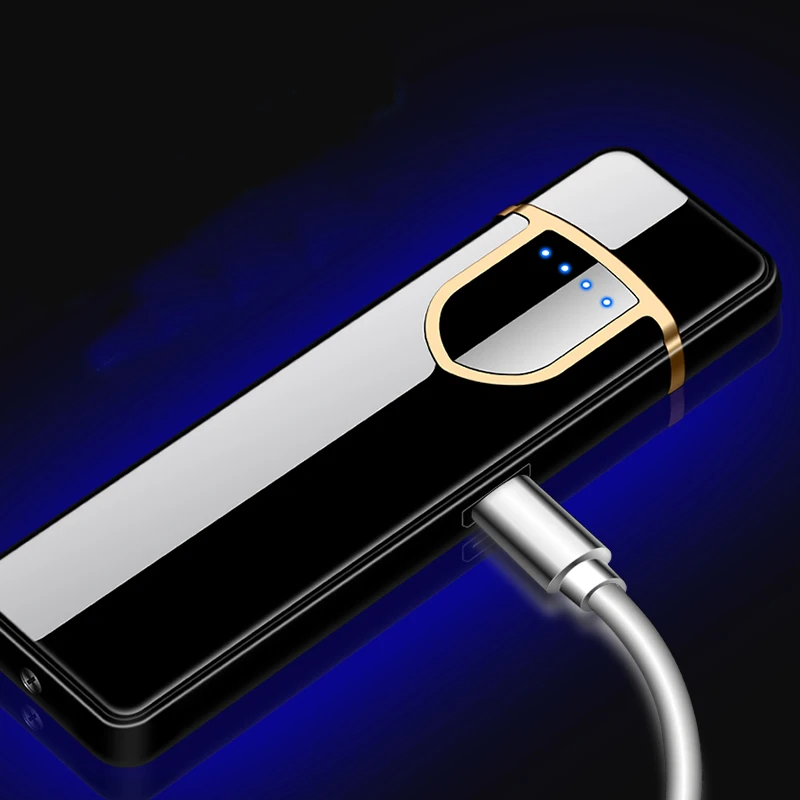 Encendedor USB Электронная зажигалка с гравировальными буквами настраиваемая