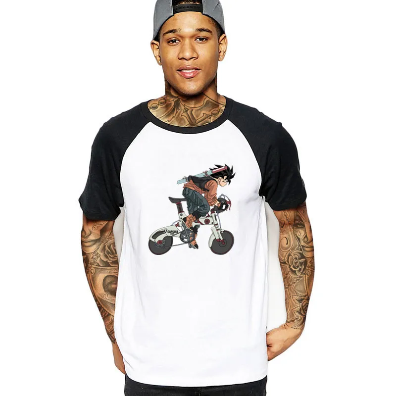 Винтажные Ретро футболки с изображением велосипеда Гоку драконий жемчуг z MTB рок