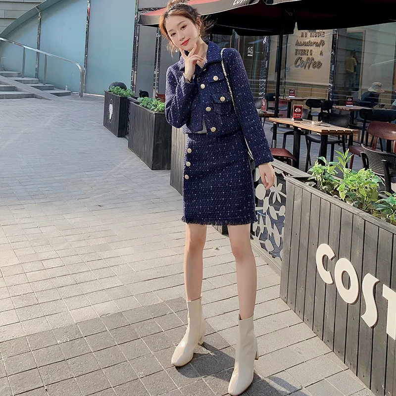 Взлетно посадочной полосы дизайнерские 2019 осенью и зимой Для женщин твид