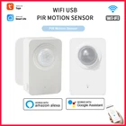 Tuya Smart WiFi движения PIR Сенсор инфракрасный пассивный датчик 128  вид охранной сигнализации Сенсор удаленно с помощью Smart Life Aleax