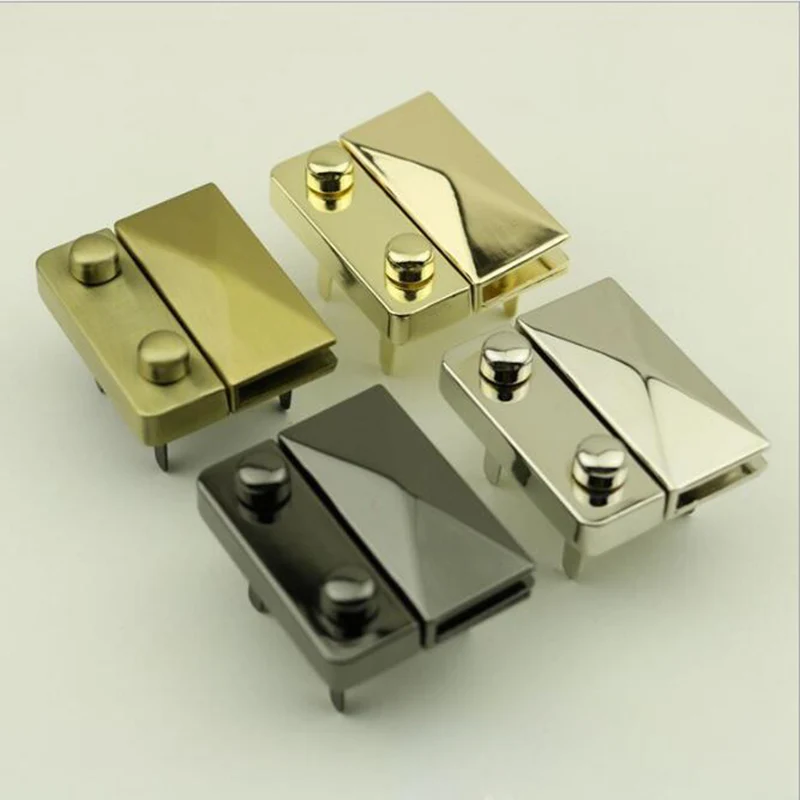 (10 шт./лот) поворотный замок фурнитура для сумок аксессуары форма сделай сам