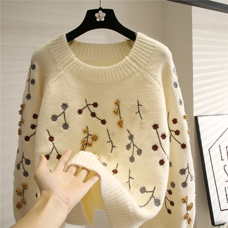 Autumn Knitted Sweater 2021 New Winter Women's Knitting Pullover Knit Coat Outwear Female Loose Casual Sweaters Girls Knitwear