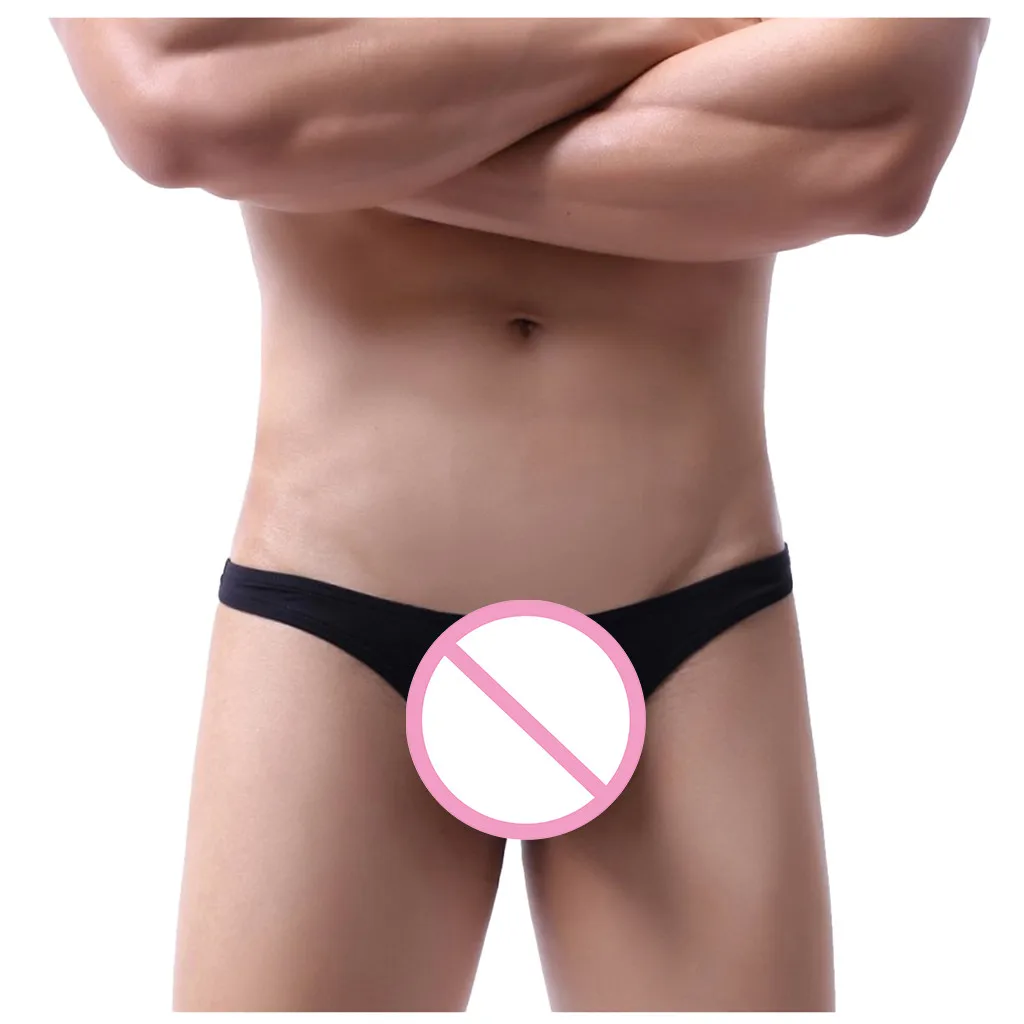 Мужское сексуальное нижнее белье стринги трусы Прозрачные шорты футляр для