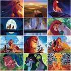 Алмазная живопись из мультфильма Simba, Король Лев, 5D, сделай сам, полноразмернаяКруглая Мозаика, украшение для детской комнаты, алмазная вышивка