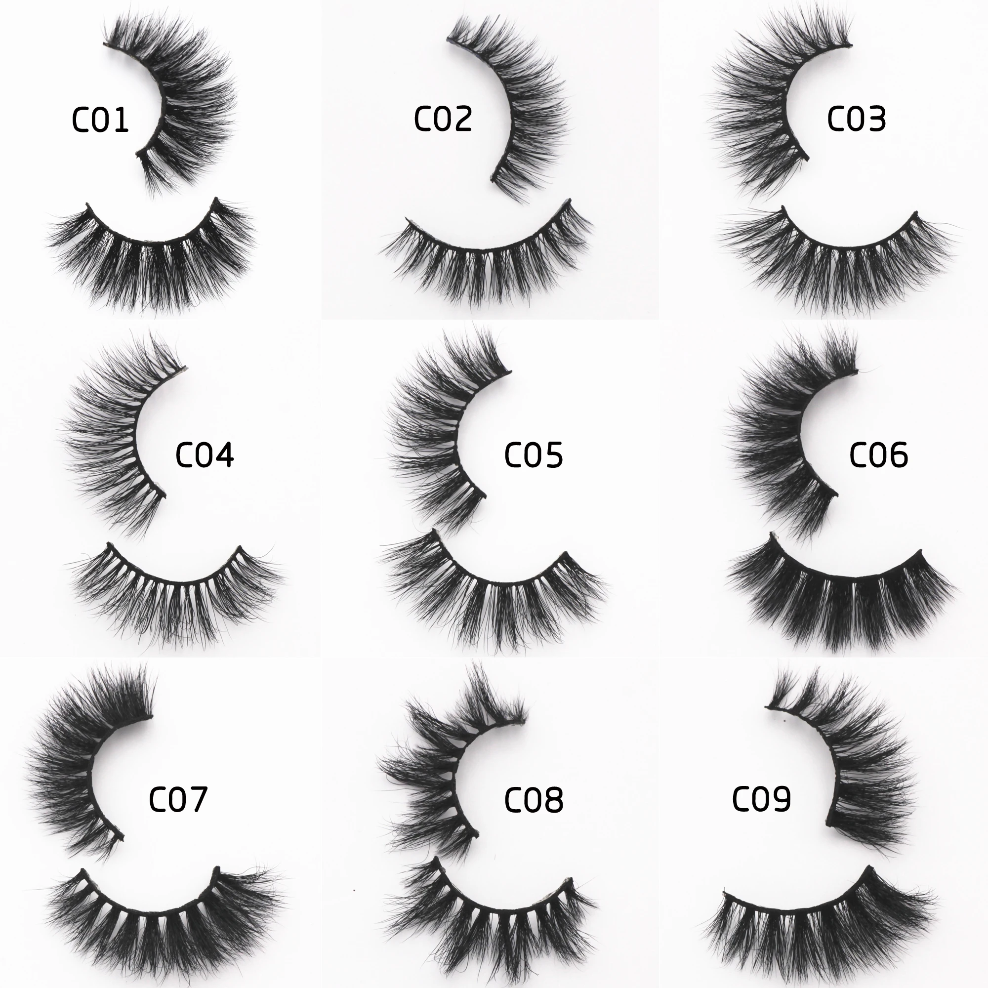 Накладные ресницы из норки 5D 100 пар бесплатная доставка эффектные 3D объемные