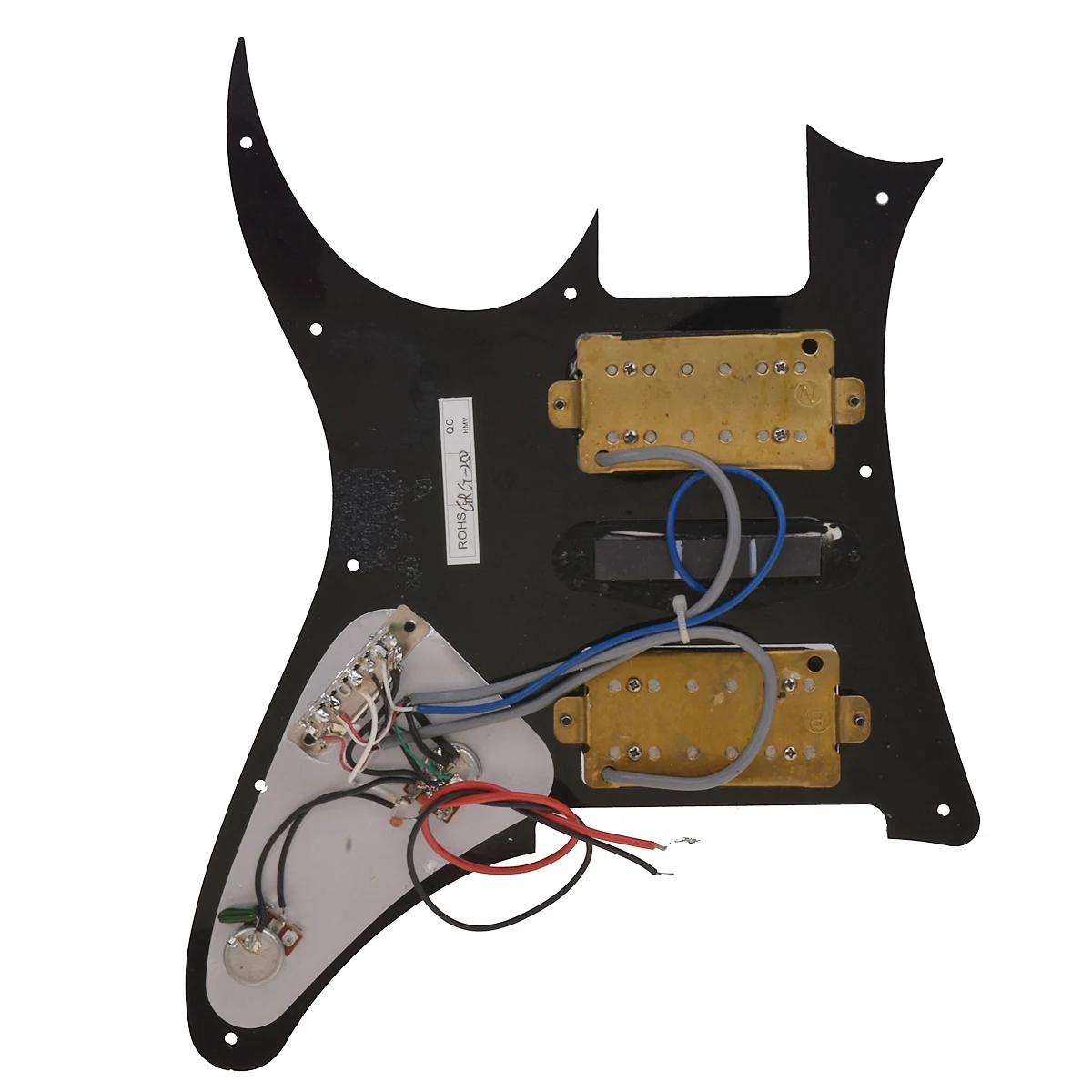 Kmise загруженная Гитара Pickguard HSH Prewired Black для электрогитары GRG250 с звукоснимателями-гитарные части и аксессуары
