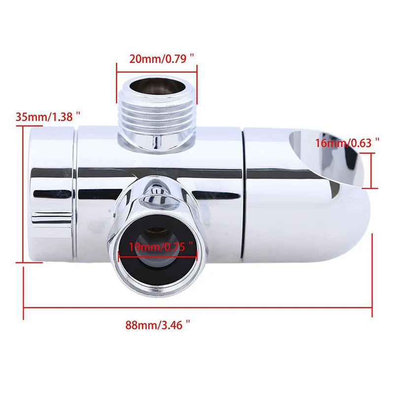 Лидер продаж 3 ходовой душевой разводной клапан ручной рычаг разветвитель с