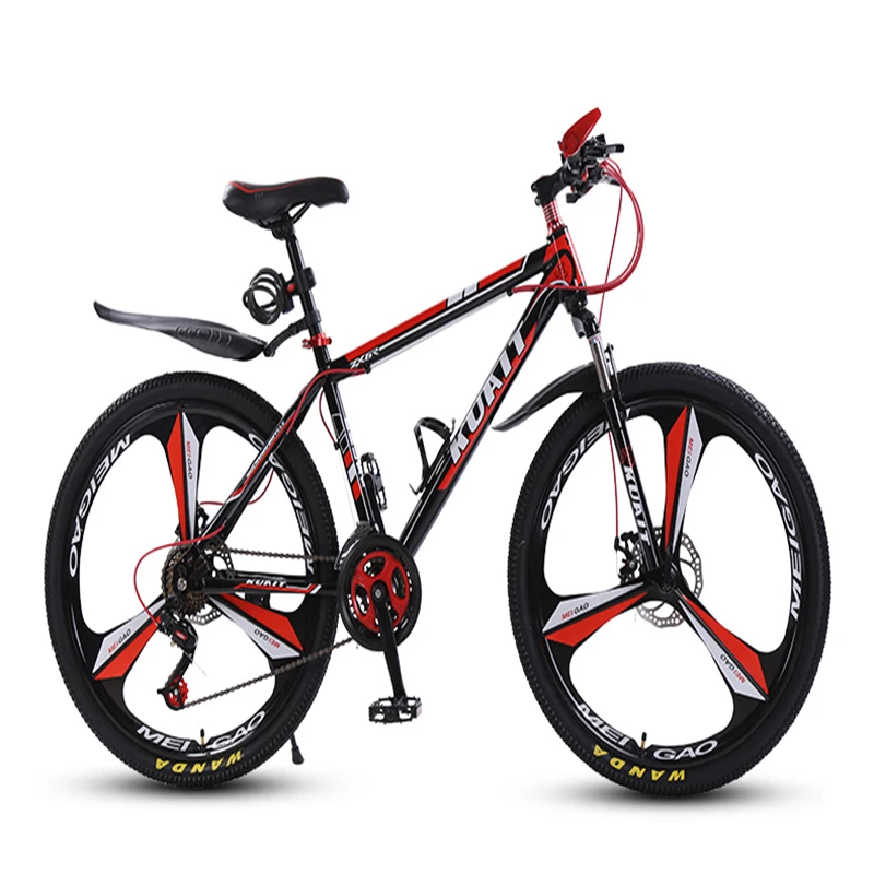 Kaufen Berg Sport Fahrrad 21 Geschwindigkeit 24 Zoll Ein Rad Stoßdämpfer Männliche Und Weibliche Erwachsene Mountainbike