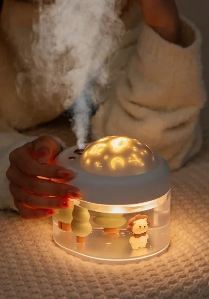 Светодиодный проектор звездного неба мл 3 в 1 миниатюрный увлажнитель воздуха с