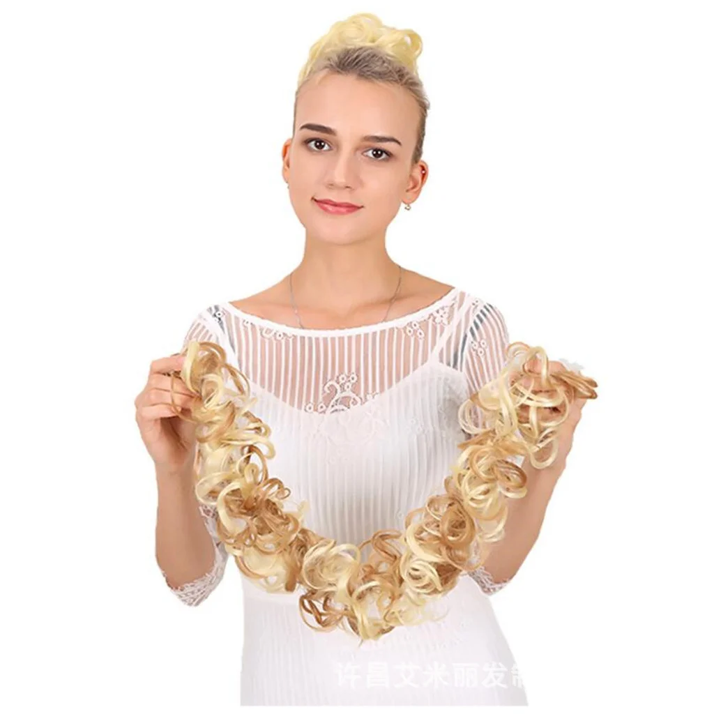 

When balls are wound, the hair caterpillars fluffy, real curls, the hair circle headdress, and