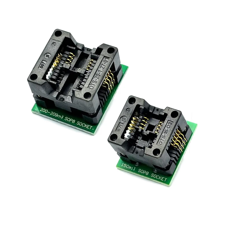 SOIC8 SOP8 К DIP8 широкое сиденье 150/200 мил программист адаптер гнездо синий SA602 IC Тест