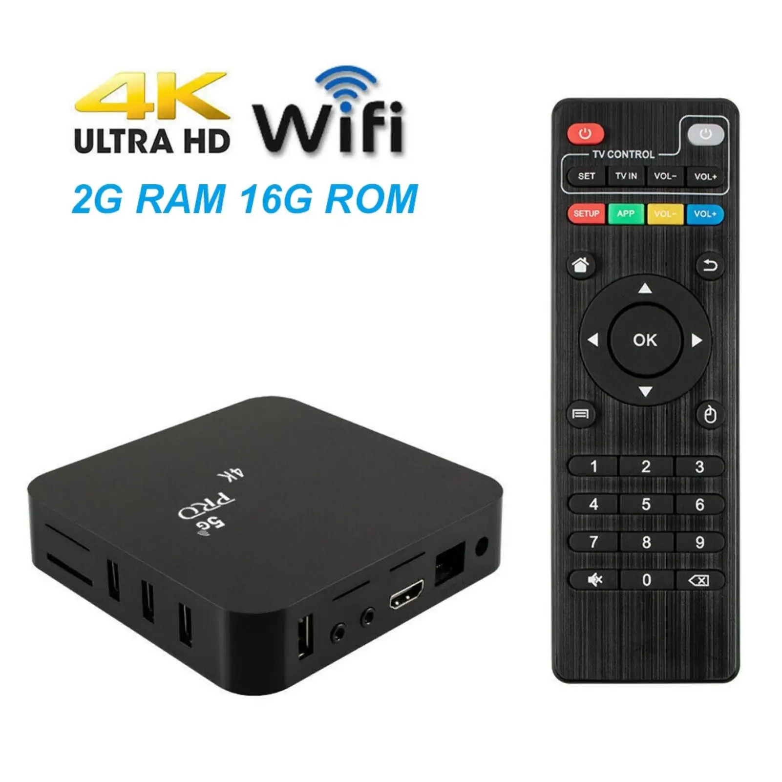 

ТВ-приставка V88Pro, двухдиапазонный, Wi-Fi, 4K, Android, 2 ГБ/1 Гб