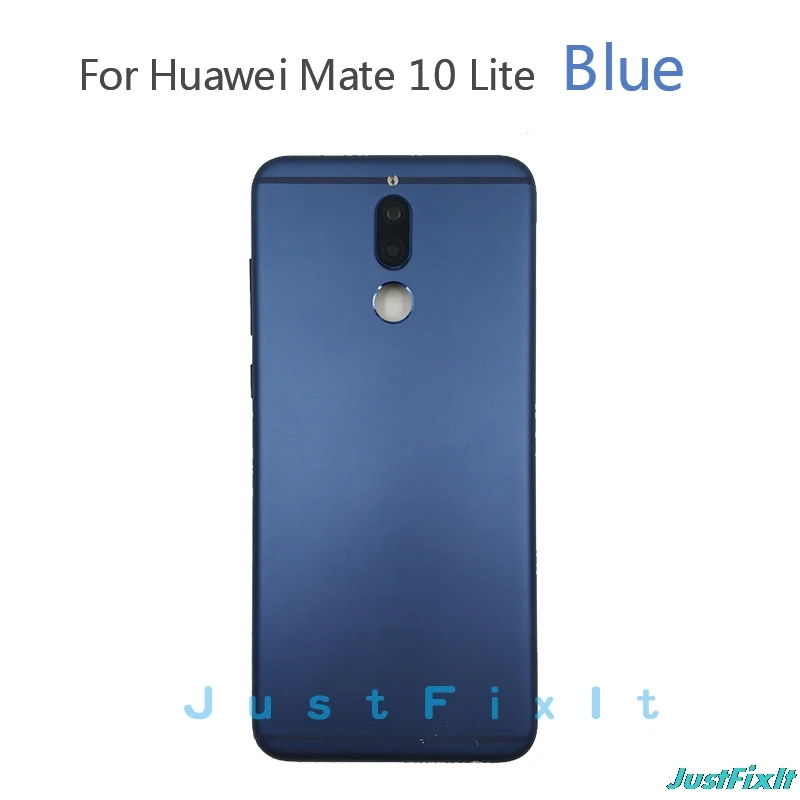 

Original For Huawei Mate 10 Lite Battery Back Cover Rear Housing For Nova 2i Metal Door Camera Glass Lens Repair Parts