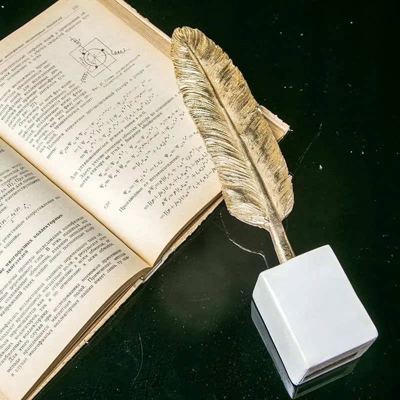 Художественное украшение из смолы с перьями креативные поделки в скандинавском