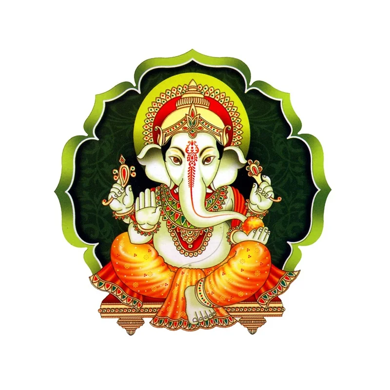 

Автомобильные наклейки для Ganesha в Индии, виниловые оригинальные, устойчивые к царапинам, водонепроницаемые, для окон, жилых помещений, высот...